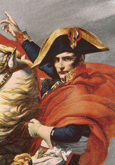 Napoleon (1769-1821) Steekt de Alpen Over op 20 mei 1800, 1802 door Jacques Louis David
